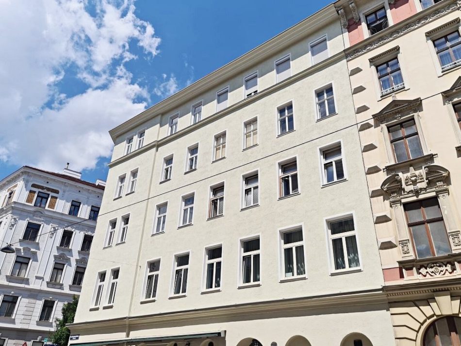 Breitenfelder Gasse, Akh-Nähe, 82 m² Altbau, 3 Zimmer, Wg-tauglich, Küche, Duschbad, 3. Liftstock, St. Anna Kinderspital-Nähe