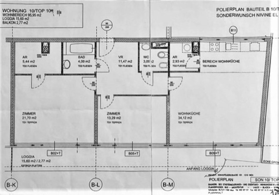 Grundriss Donaufelder Straße