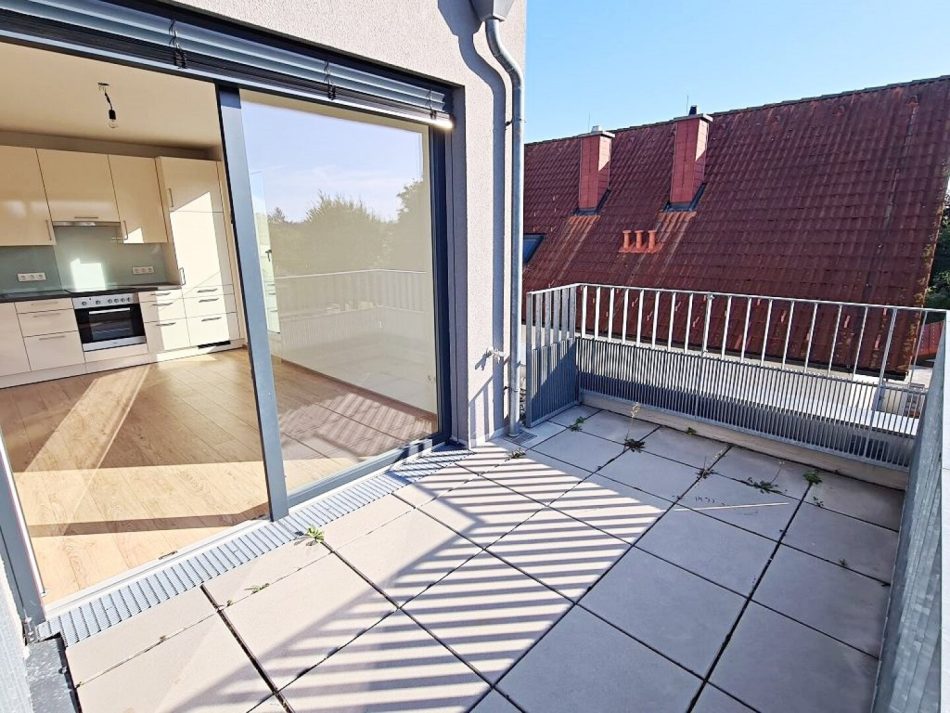 Grünblick, Ruhelage, 58 m² Neubau mit 18 m² Balkon, Wohnküche, 2 Zimmer, Wannenbad, 2. Liftstock, Lavendelweg